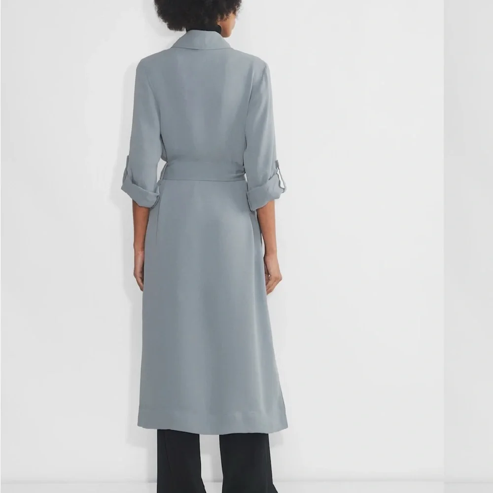 Aritzia Babaton Shady Blue Kahlo Robe Jacket - Picture 2 of 11